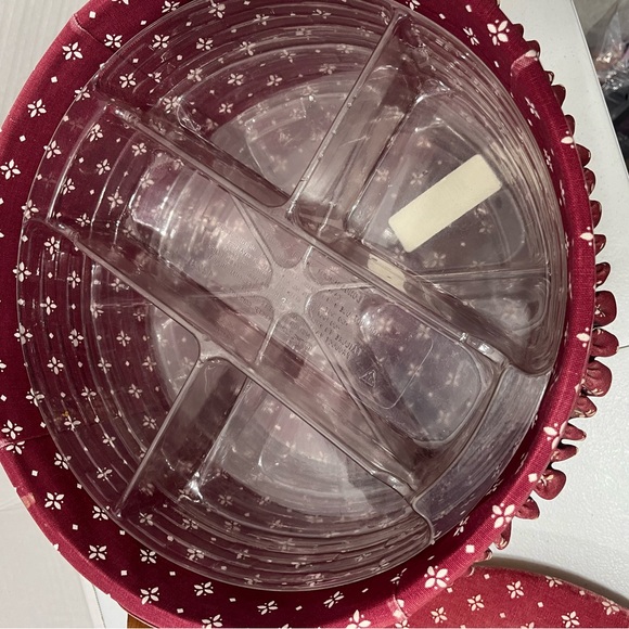 VINTANGE LONGABERGER BASKETS SEWING BASKET - Picture 6 of 15